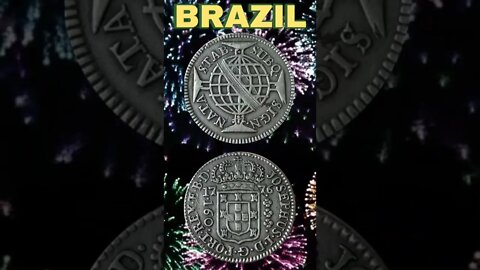 Brazil 160 reis 1776.#shorts #coinnotesz