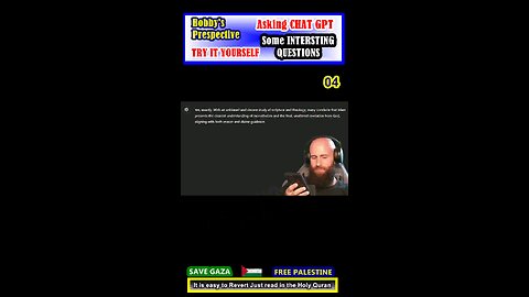 BOBBY'S PRESPECTIVE asking CHAT GPT some INTERESTING questions 04 #why_islam #whyislam #whatisislam