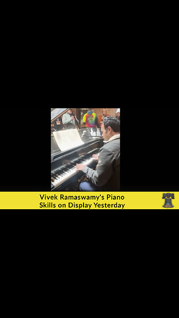 Vivek Ramaswamy's Piano Skills on Display Yesterday