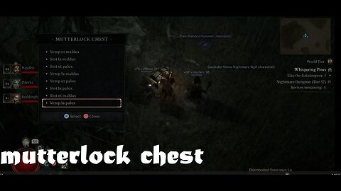 Diablo 4 Mutterlock Chest of Lameness