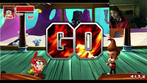 Jimmy Neutron VS Timmy As Cleft In A Nickelodeon Super Brawl 2 Battle With Live Commentary