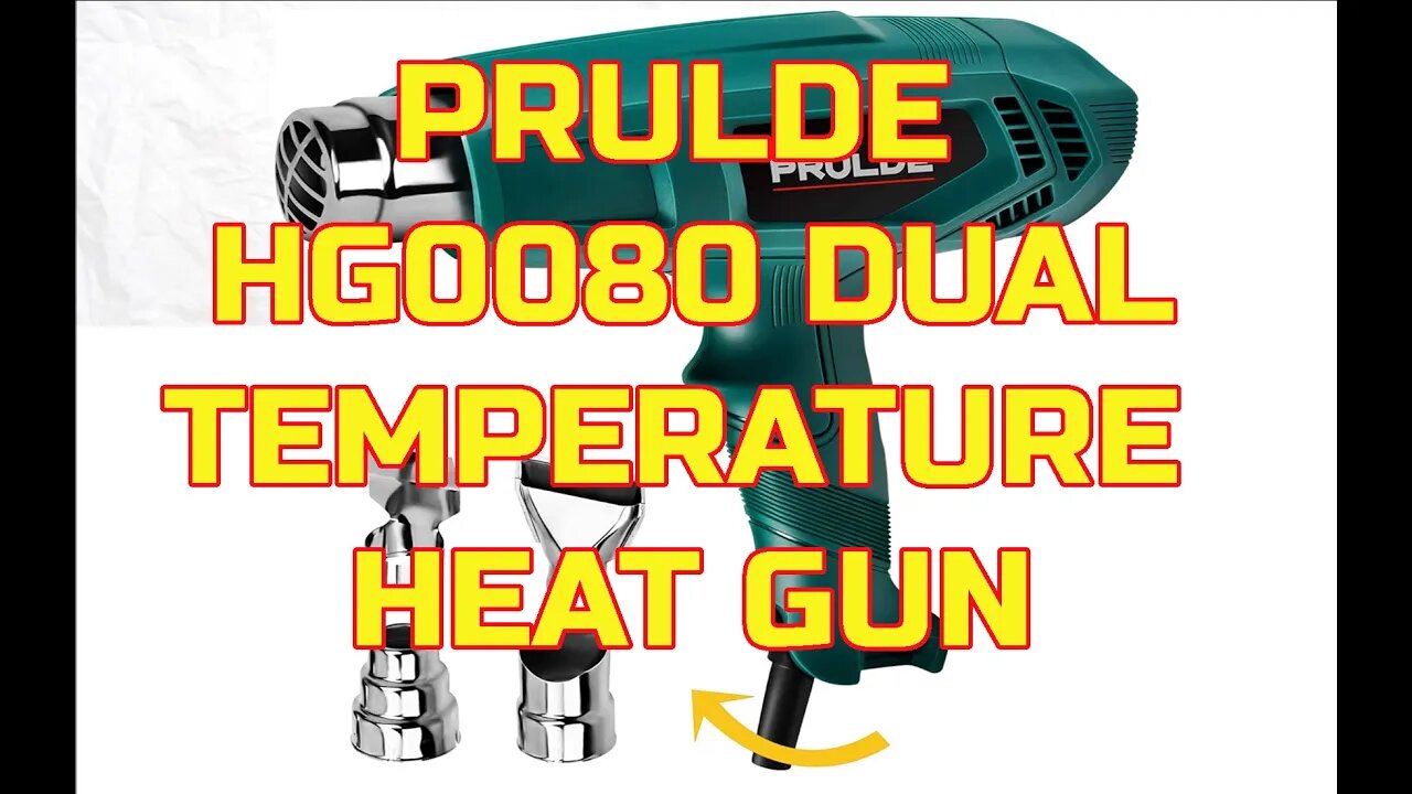PRULDE HG0080 Hot Air Gun Kit - Dual Temperature