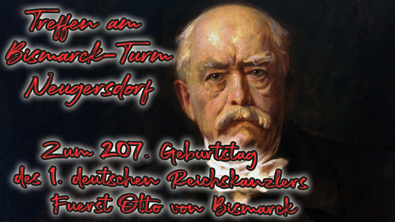 Geburtstages des 1. deutschen Reichskanzlers Otto von Bismarck am Bismarck-Turm in Neugersdorf