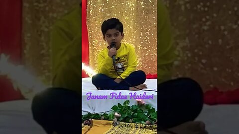 Janam Fidae Haideri #bibizehra #viral #azadar #azadarehussain #azadarinetwork #manqabat #2023