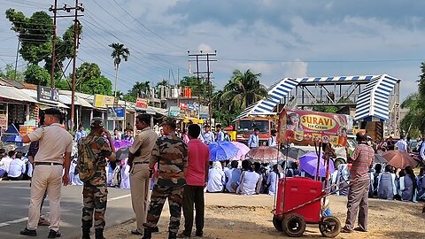 College students block# National Highway #Agartala🛣️#Tripura #India