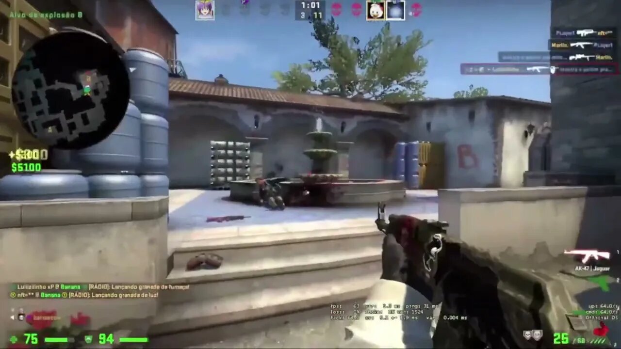 🌎57 3k com tapa na smoke suspeito na Inferno CSGO Valve Counter Strike Global Offensive