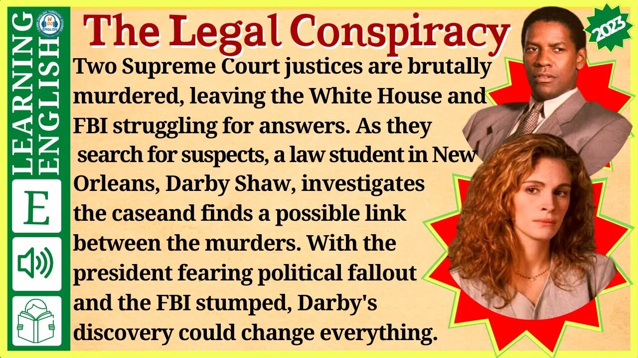 Learn English through Story 🔥 The Legal Conspiracy - Level 4 | WooEnglish #08