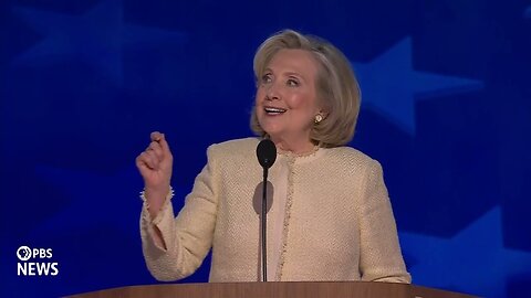 WATCH: Crowd chants ‘Keep going’ during Clinton’s speech at 2024 Democratic National Convention