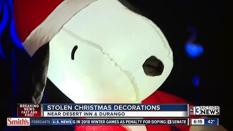 Stolen inflatable near Desert Inn and Durango