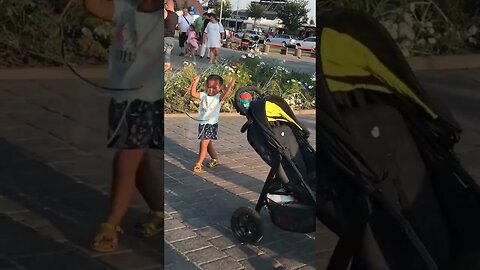 Kids enjoying with bubbles #fun #kids #amazing