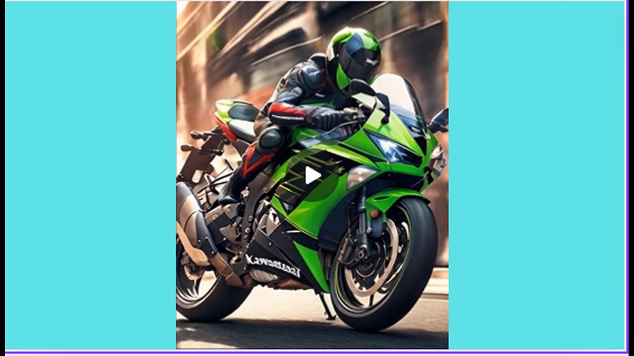 Marvel Magic 🏍️✨ Kawasaki NINJA ZX
