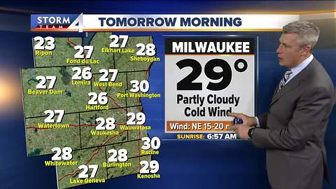 Chilly first day of spring Tuesday