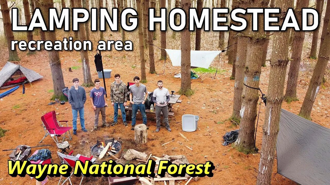 Wayne National Forest at Lamping Homestead Recreation Area | Bushcrafting and Primitive Camping
