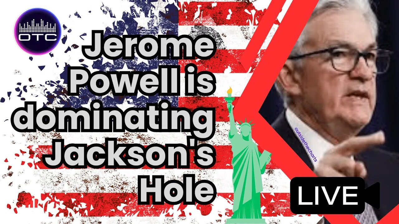 Jerome Powell from Jackson Hole LIVE @ 10AM #SPY #NVDA #TSLA #CRASH