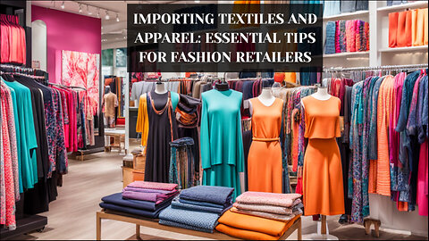 Navigating Fashion Imports: Tips for Textile and Apparel Importation