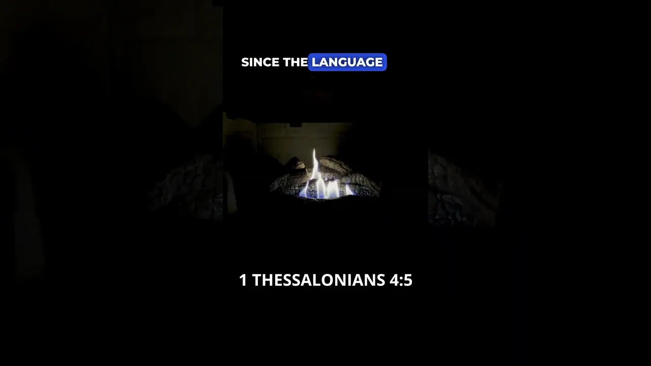 The truth about passion in 1 Thessalonians 4:5
