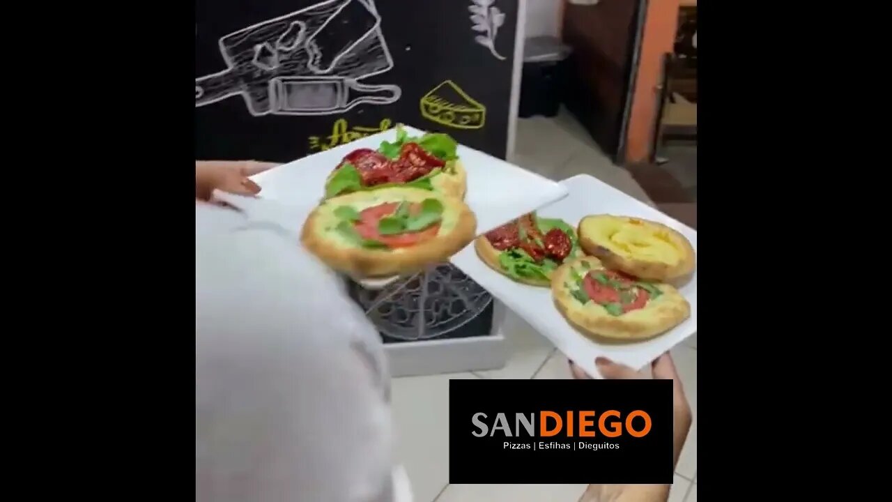 Conteúdo para Redes sociais da San Diego Salvador Pizzaria.
