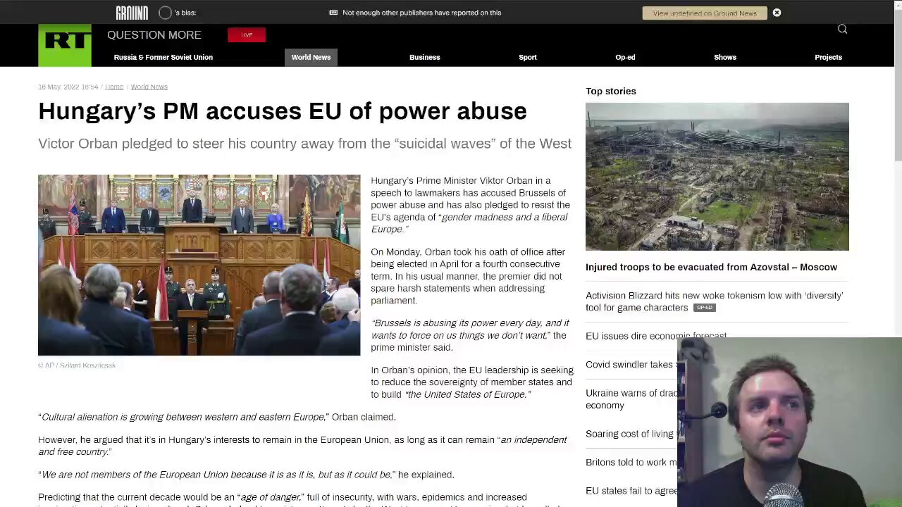 Hungary’s PM accuses EU of power abuse