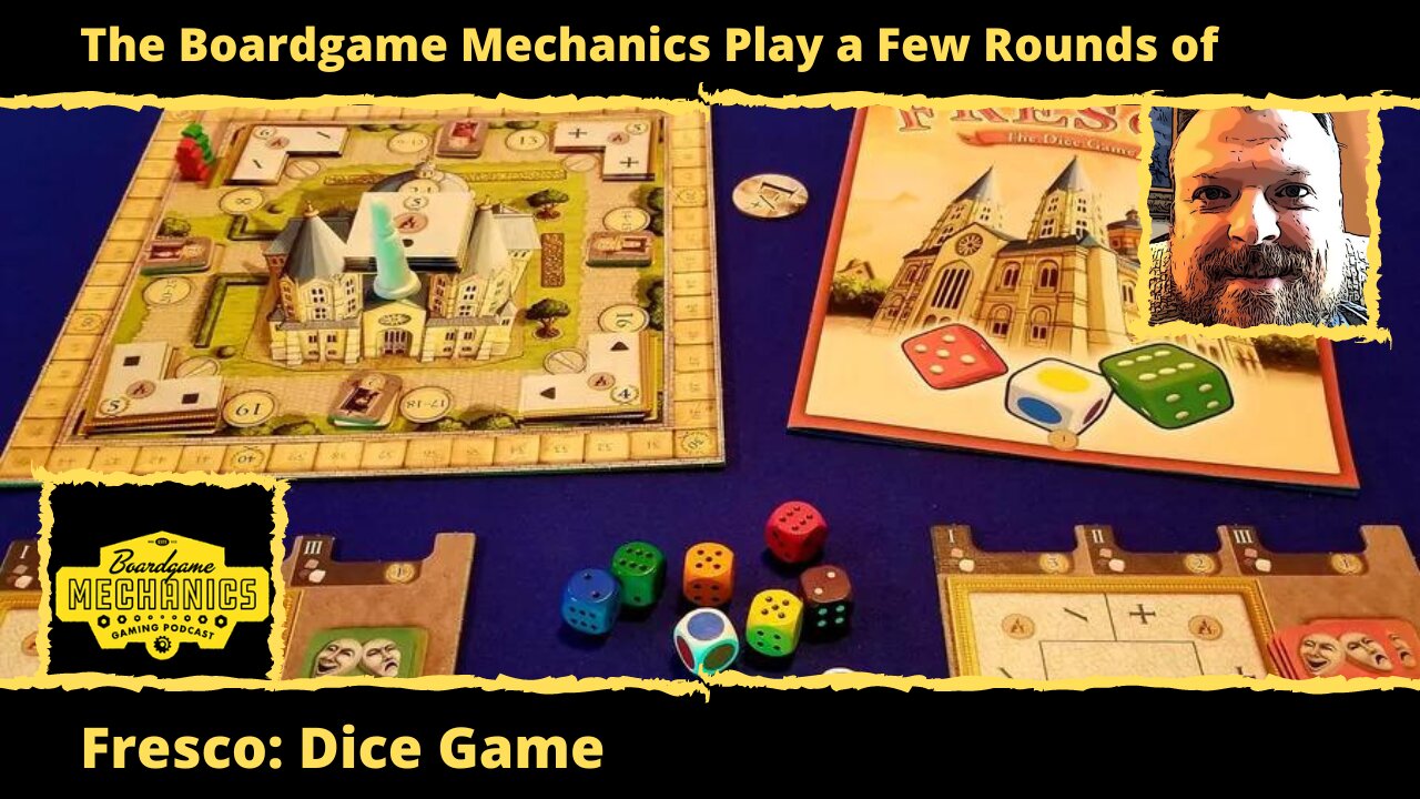 The Boardgame Mechanics Play a Few Rounds of Fresco: Dice Game