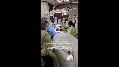 Performing Surgery at the ISHRS 32nd World Congress Surgery Workshop in Denver, Colorado!