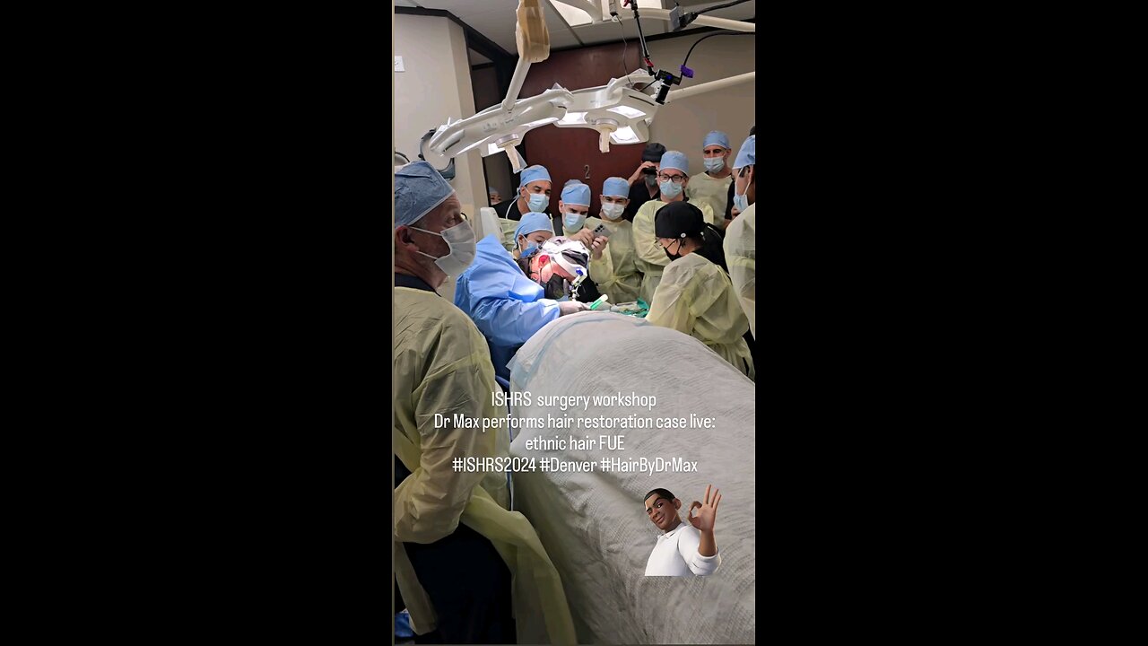 Performing Surgery at the ISHRS 32nd World Congress Surgery Workshop in Denver, Colorado!