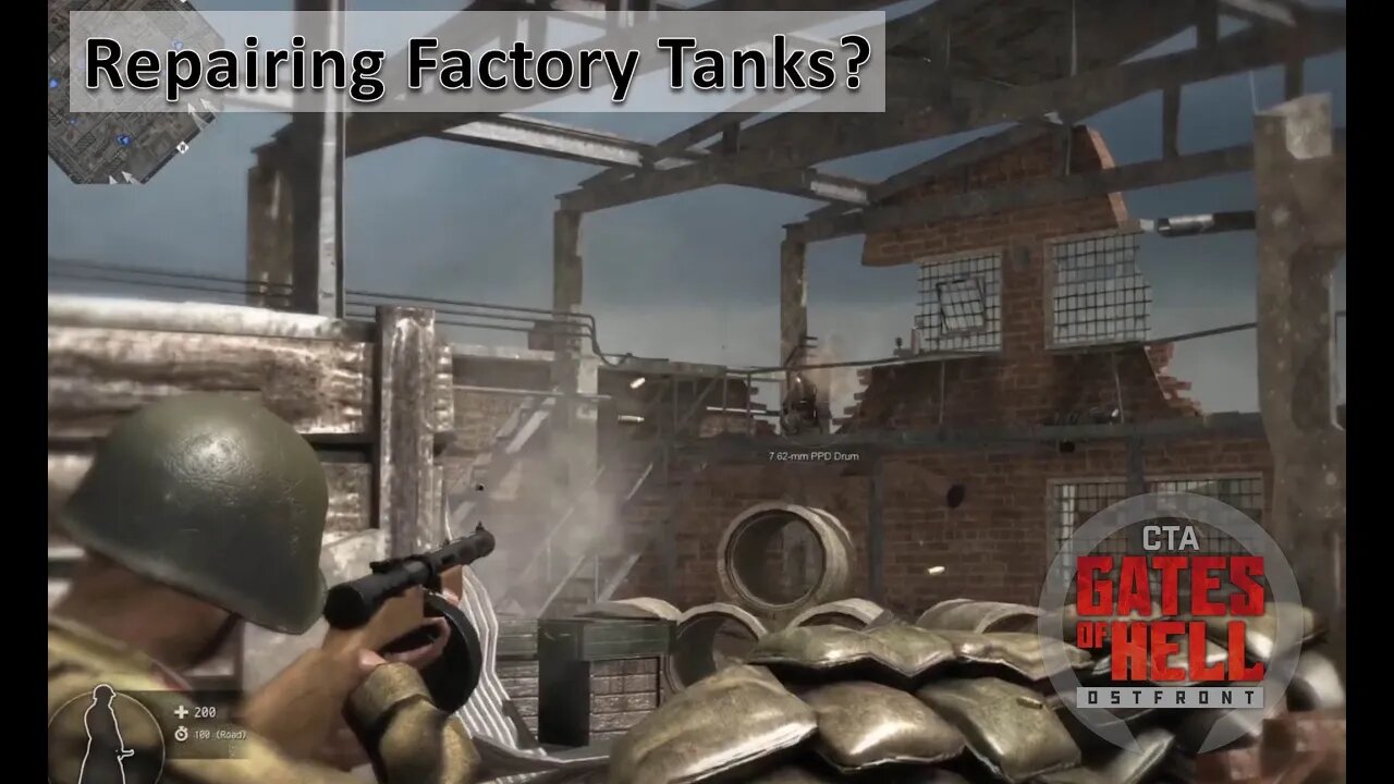 [Expanded Conquest Mod] We Can Repair Tanks in Factory? l Gates of Hell: Ostfront