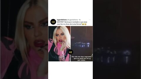 E o menino que desligou a luz do show da Luísa Sonza? 🤓🤓🤓