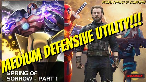 How To Beat #MCOC Spring Of Sorrow Ironfist with a Medium Defensive Utility Champ