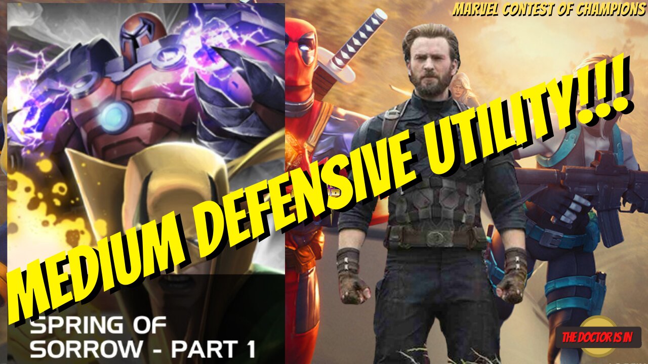 How To Beat #MCOC Spring Of Sorrow Ironfist with a Medium Defensive Utility Champ