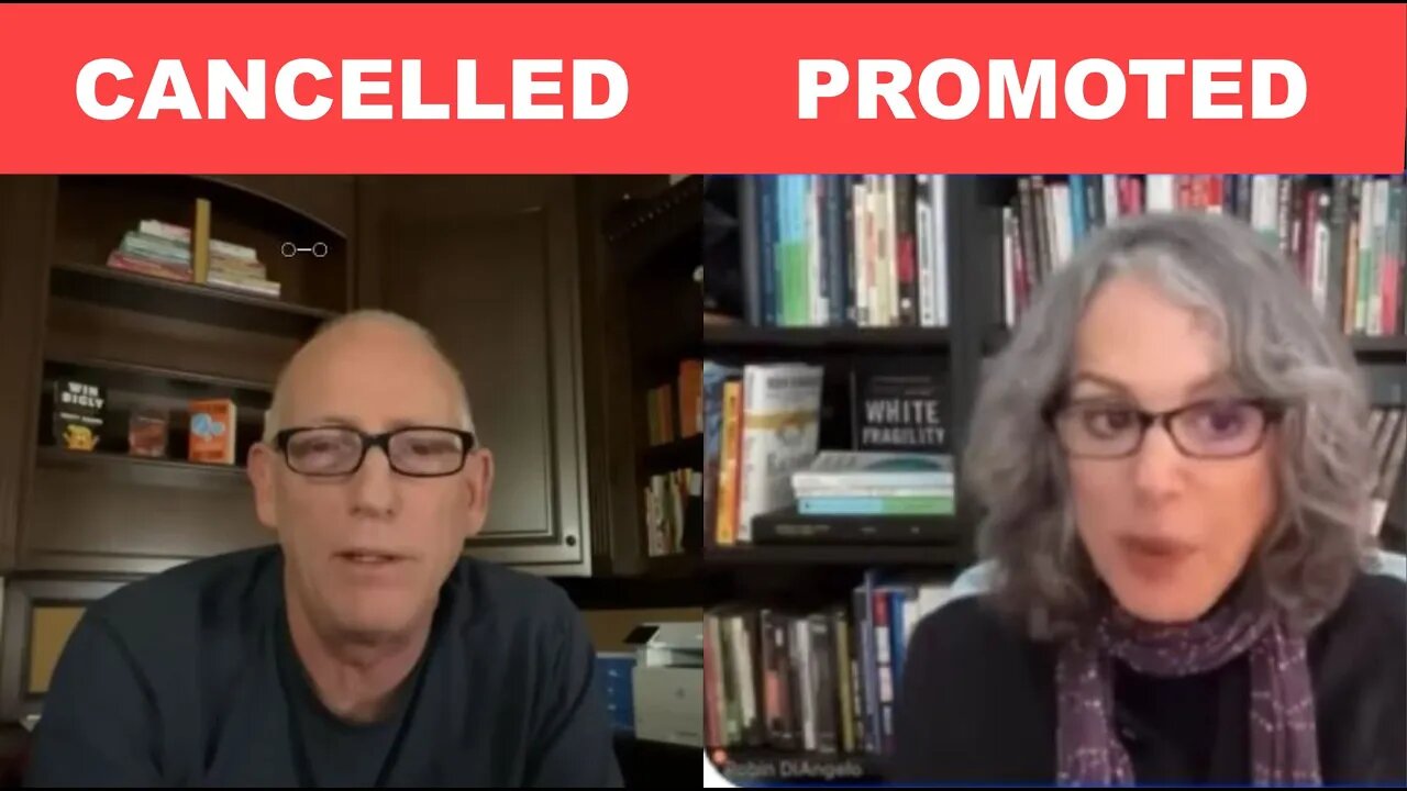 Robin DiAngelo Vs Scott Adams Same Idea Different Reaction
