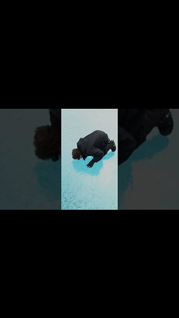 Drinking Glacier Water #bucketlist #adventure #travel #alaskahelicoptertours