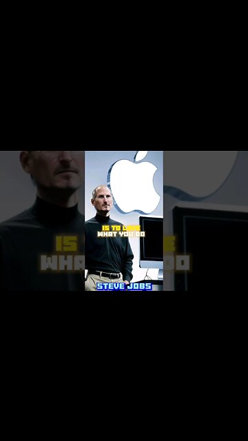 ONLY WAY TO DO GREAT WORK #stevejobs #apple #iphone #quotes #lifelessons #motivation #inspiration