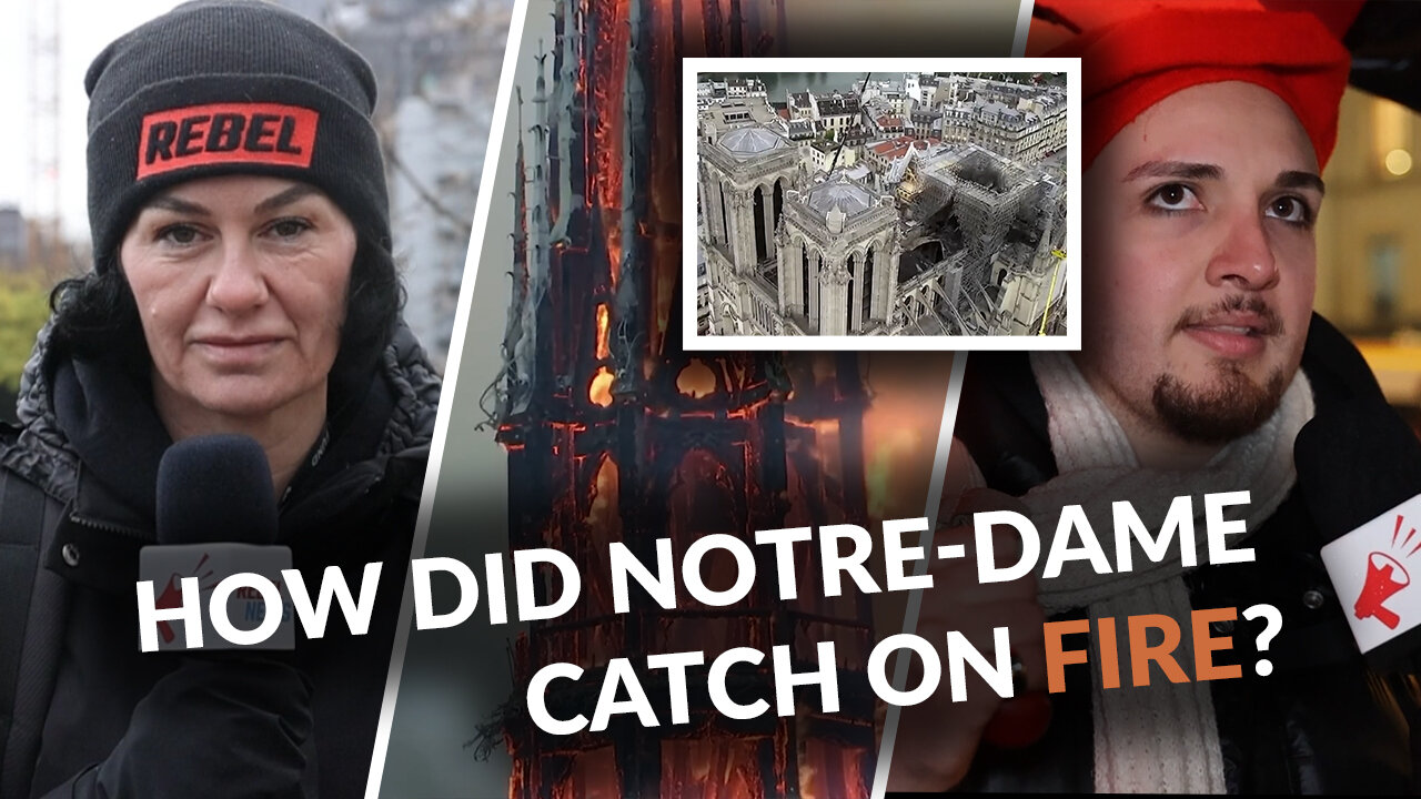 Do French people believe the official narrative of the Notre-Dame Cathedral fire?