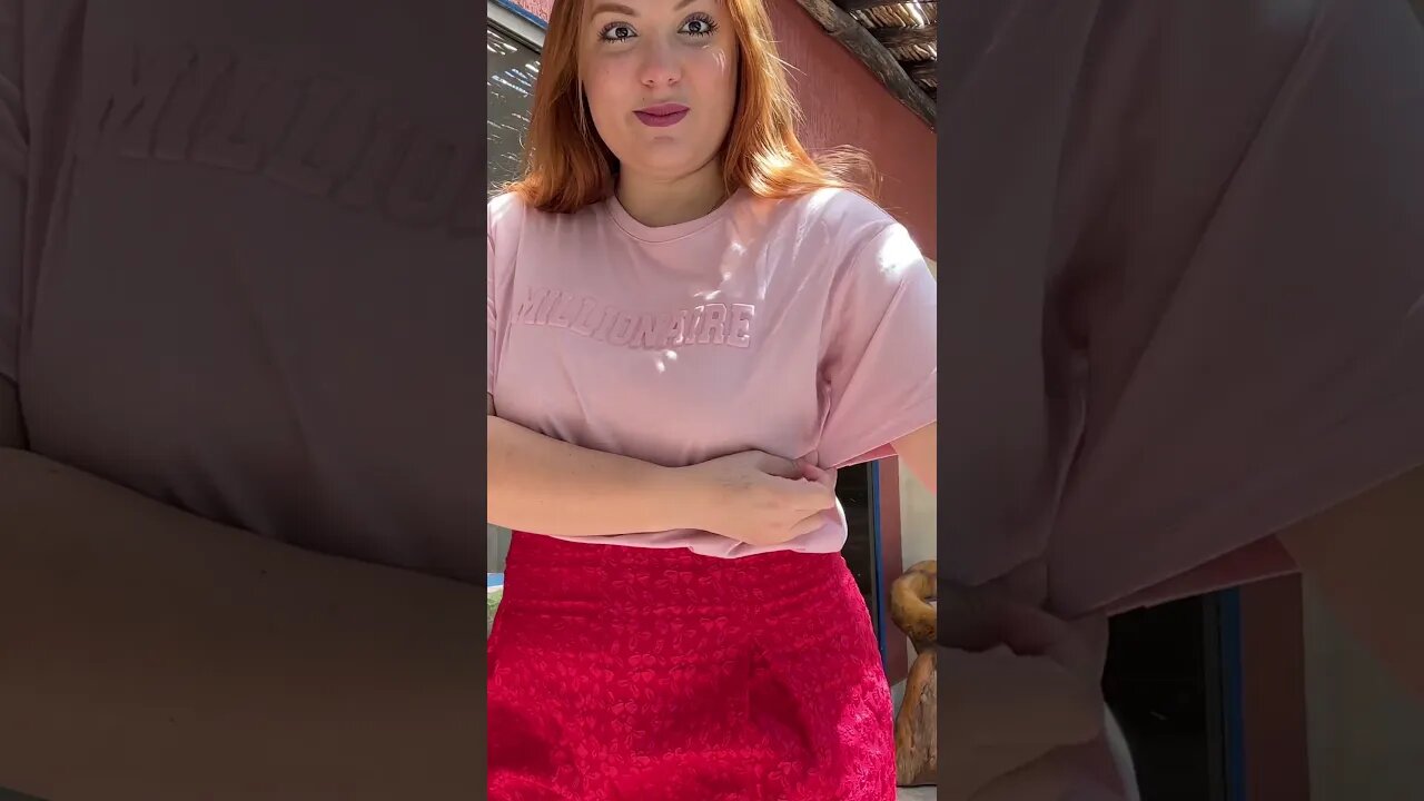 BLUSA LINDA BEM BARBIE GIRL DA SHEIN marca Dazy