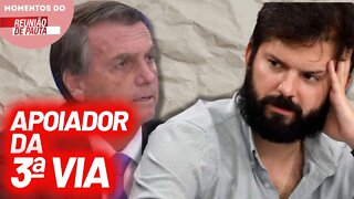 Boric fica ofendido com crítica de Bolsonaro | Momentos do Reunião de Pauta