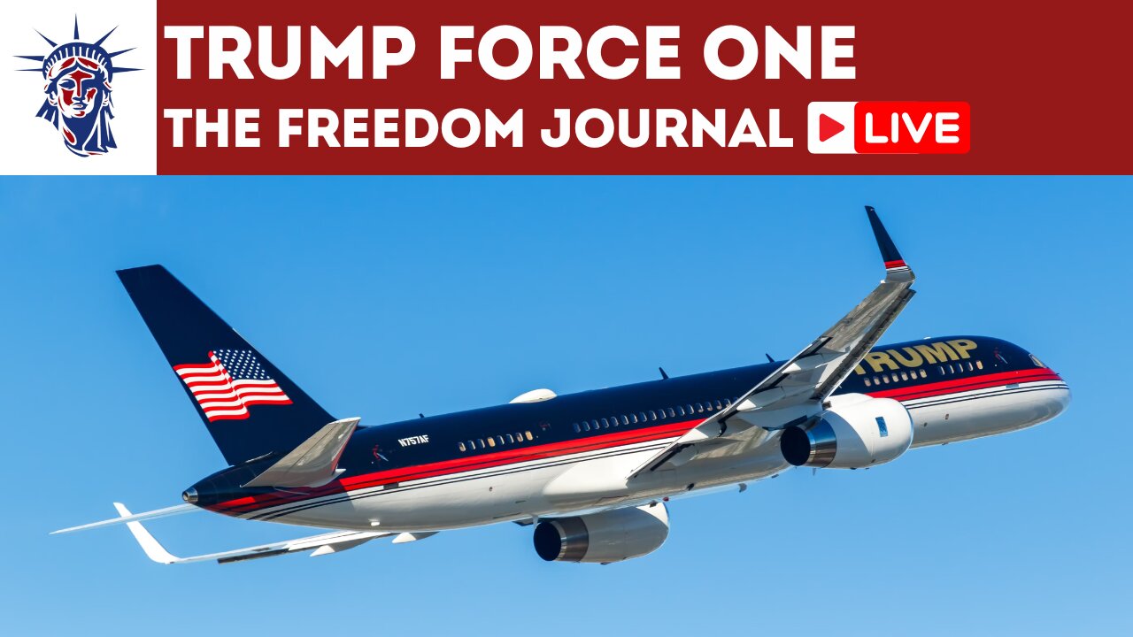 JUST IN: Trump Force One Does A Flyover Above The Rally Crowd In Butler, Pennsylvania