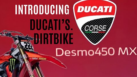 Ducati’s new dirtbike besmo450 mx