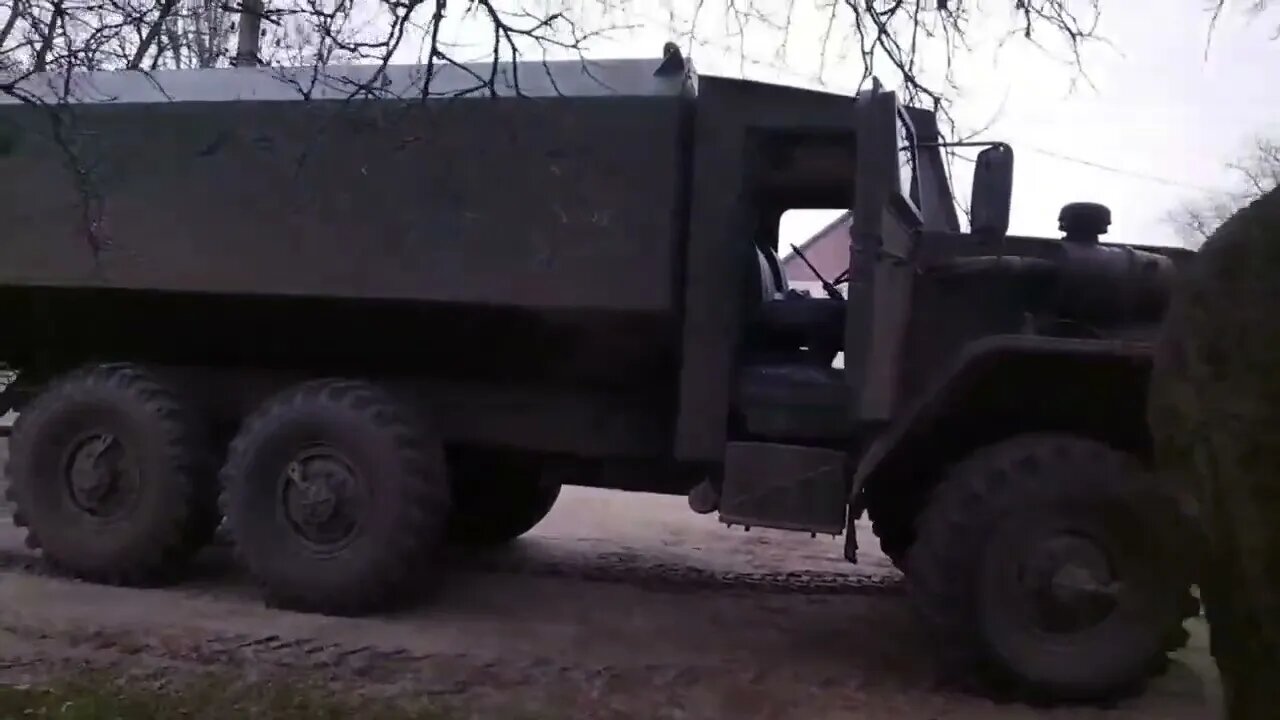 New Russian Ural armored truck for Chechen combat units within Ukraine Operation