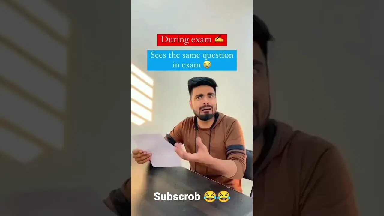 Before exam and after exam funny 🤣😂😂 moment