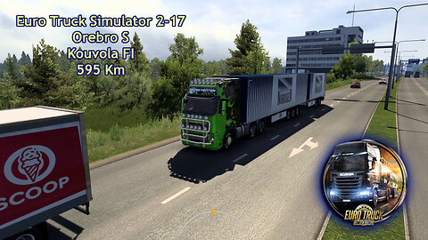 Euro Truck Simulator 2-17, Orebro S, Kouvola FI, 595 Km