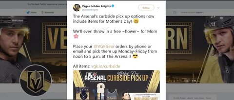 Arsenal offering curbside pickup for Mother's Day gifts