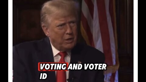TRUMP ANNOUNCES WATERMARKED PAPER BALLOTS, VOTER ID AND SAME DAY VOTING!