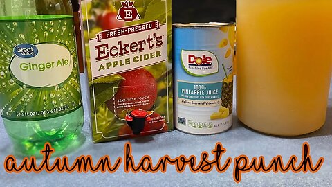 Autumn Harvest Punch Recipe