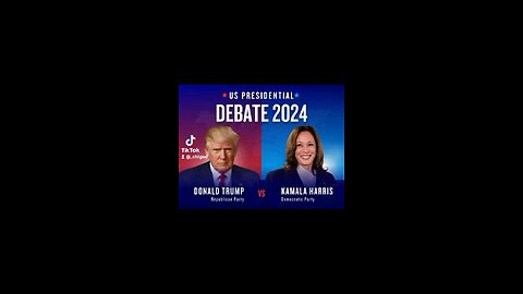 Trump vs Kamala Debate. #TheWorldisaStage