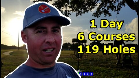 Disc Golf Marathon (119 holes in a day!)