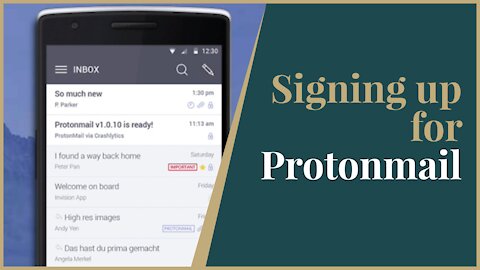 How to sign up for Proton Mail