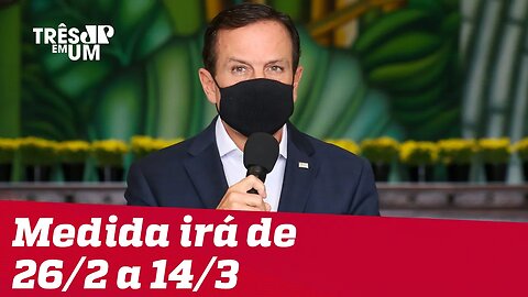 São Paulo anuncia restrição de circulação das 23h às 5h