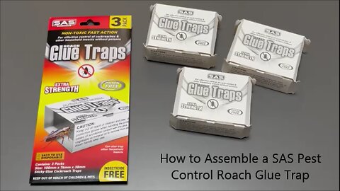How to Assemble a SAS Pest Control Roach Glue Trap