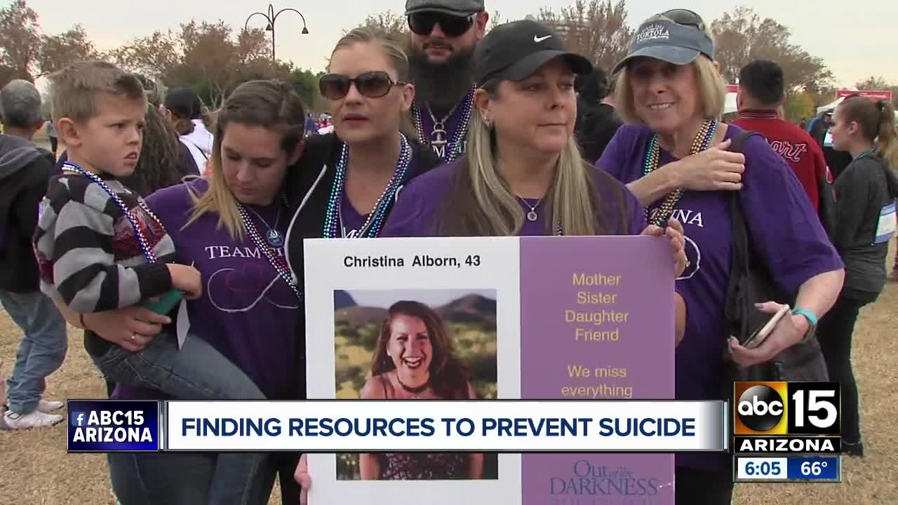Helping people find resources to prevent suicide