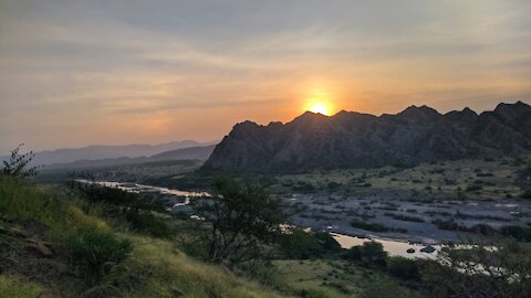 Saanghi Hills and River Side